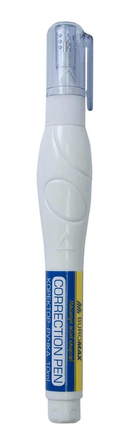 Коректор-ручка 10 мл з металевим кінчиком, ТМ Buromax