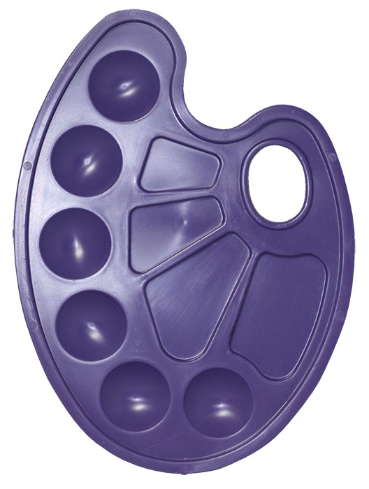 Палітра для малювання фіолетова, TM Zibi