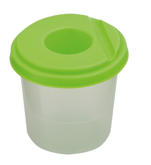 Склянка-непроливайка одинарна салатова, ТМ Zibi