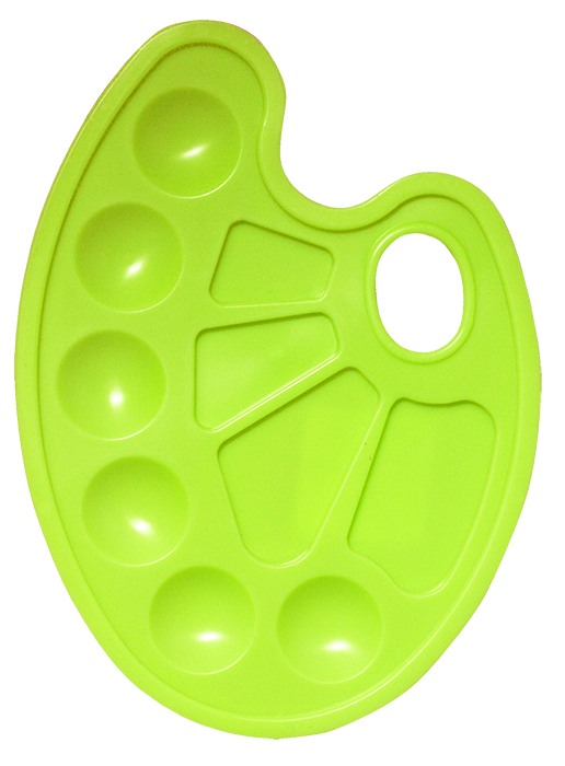 Палітра для малювання салатова, TM Zibi