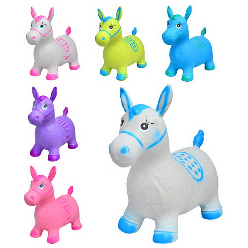 Стрибуни «Конячки» ПВХ вагою1350 г, в асортименті, у пакеті