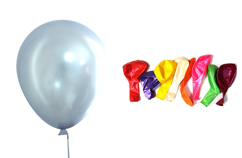 Кульки повітряні 30 см різнокольорові перламутрові, 100 шт. в упаковці, ТМ Leader