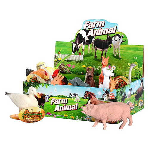 Тварини «Домашні» 12 см, 12 шт. в дисплей боксі 25,5х8,5х17 см