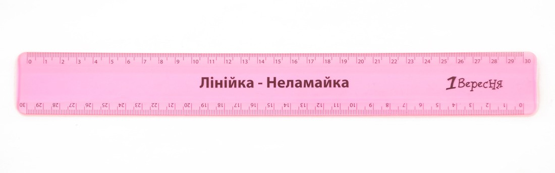 Лінійка «Неломайка» 30 см, кольорова, ТМ 1 Вересня