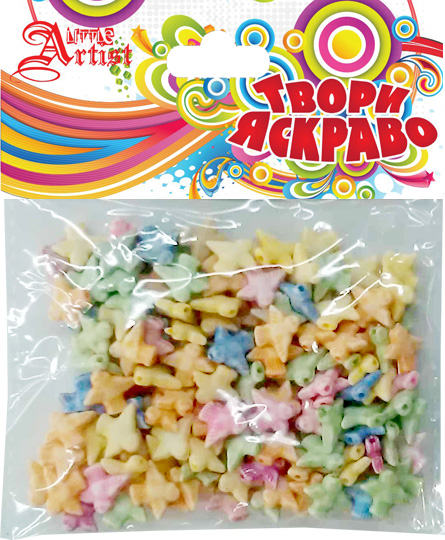 Набір паєток «Твори яскраво» 33 г в упаковці, Little Artist