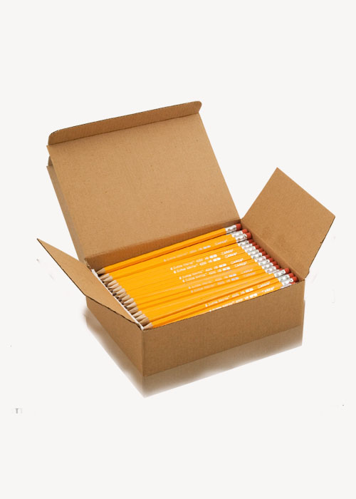 Олівець графітний «Superb Writer» шестигранний з гумкою НВ, 144 шт. в упаковці, ТМ Marco