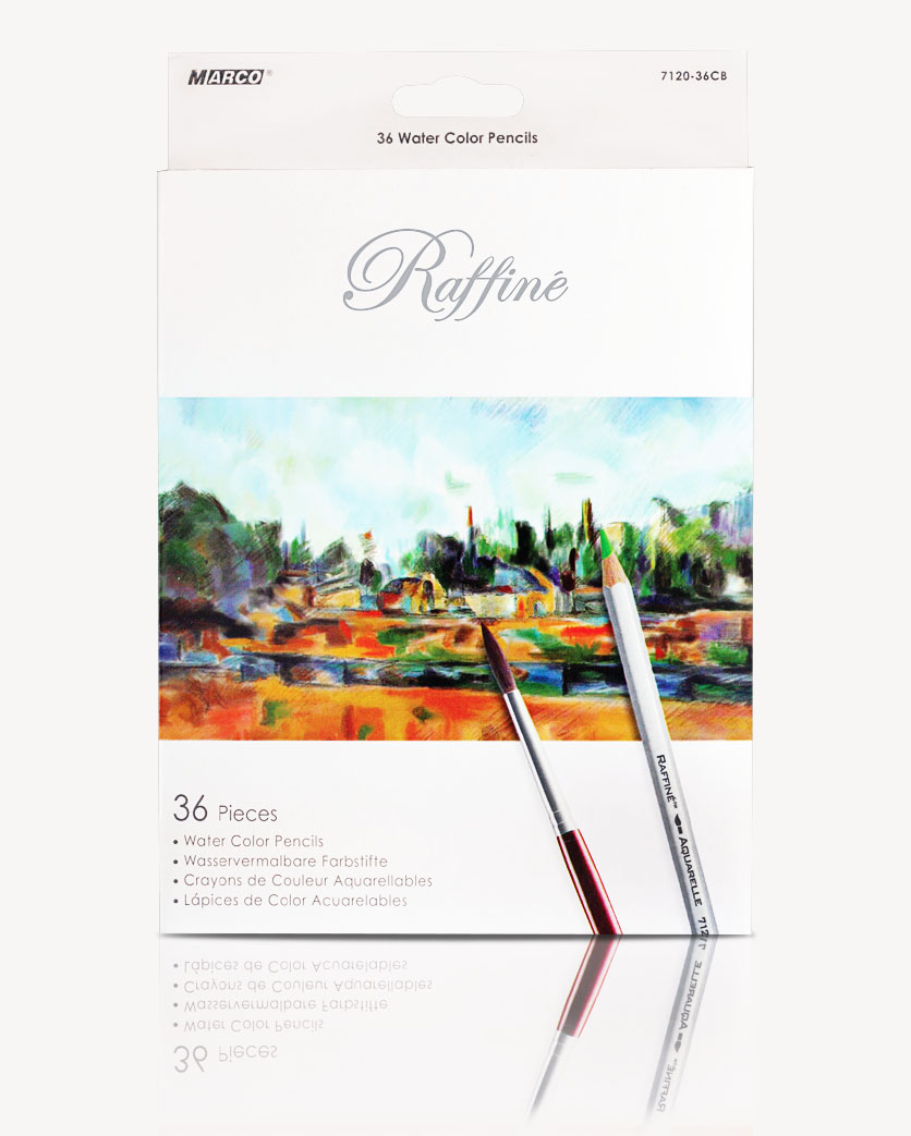 Олівці «Reffine» акварельні на 36 кольорів, ТМ Marco