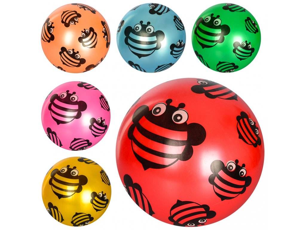 М'яч дитячий «Бджола» 23 см вагою 60-65 г., в асортименті