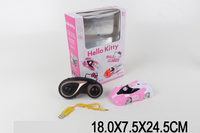 Автомобіль на радіоуправлінні, їздить по стіні, міні, світло, в коробці 18х7,5х24,5 см