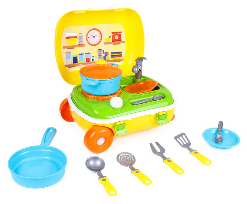 Набір «Кухня» з набором посуду, 34,5х26х16 см, ТМ Технок