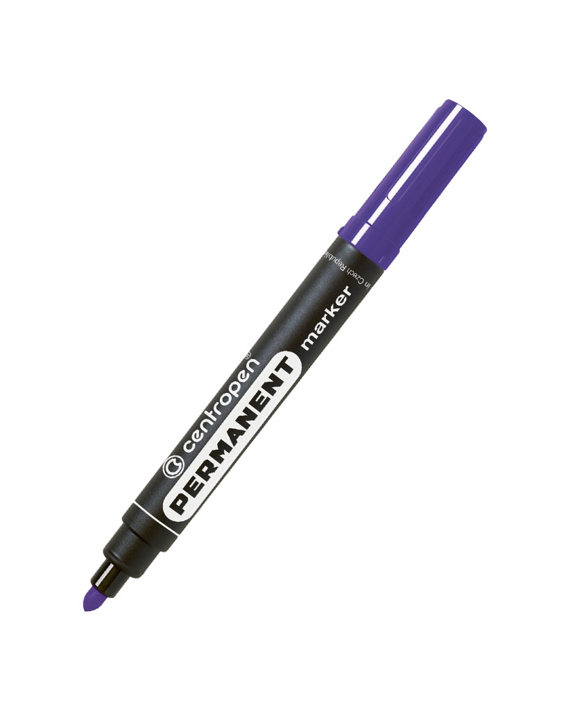 Маркер перманентний круглий 2,5 мм, фіолетовий, ТМ Centropen
