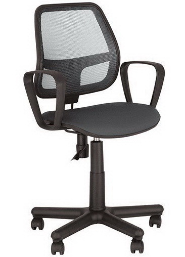 Крісло поворотне «Alfa» чорне, Новий Стиль