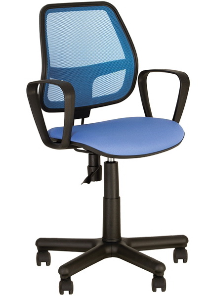 Крісло поворотне «Alfa» синє, Новий Стиль