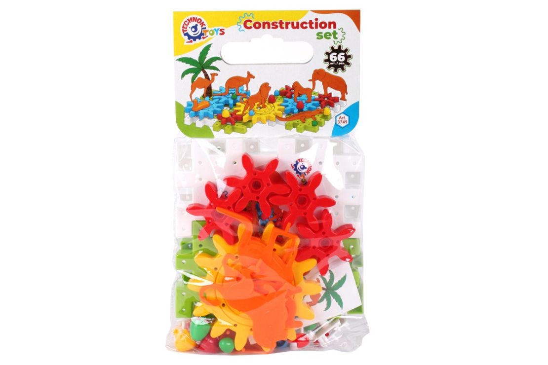Конструктор на 66 деталей, у пакеті, ТМ Технок