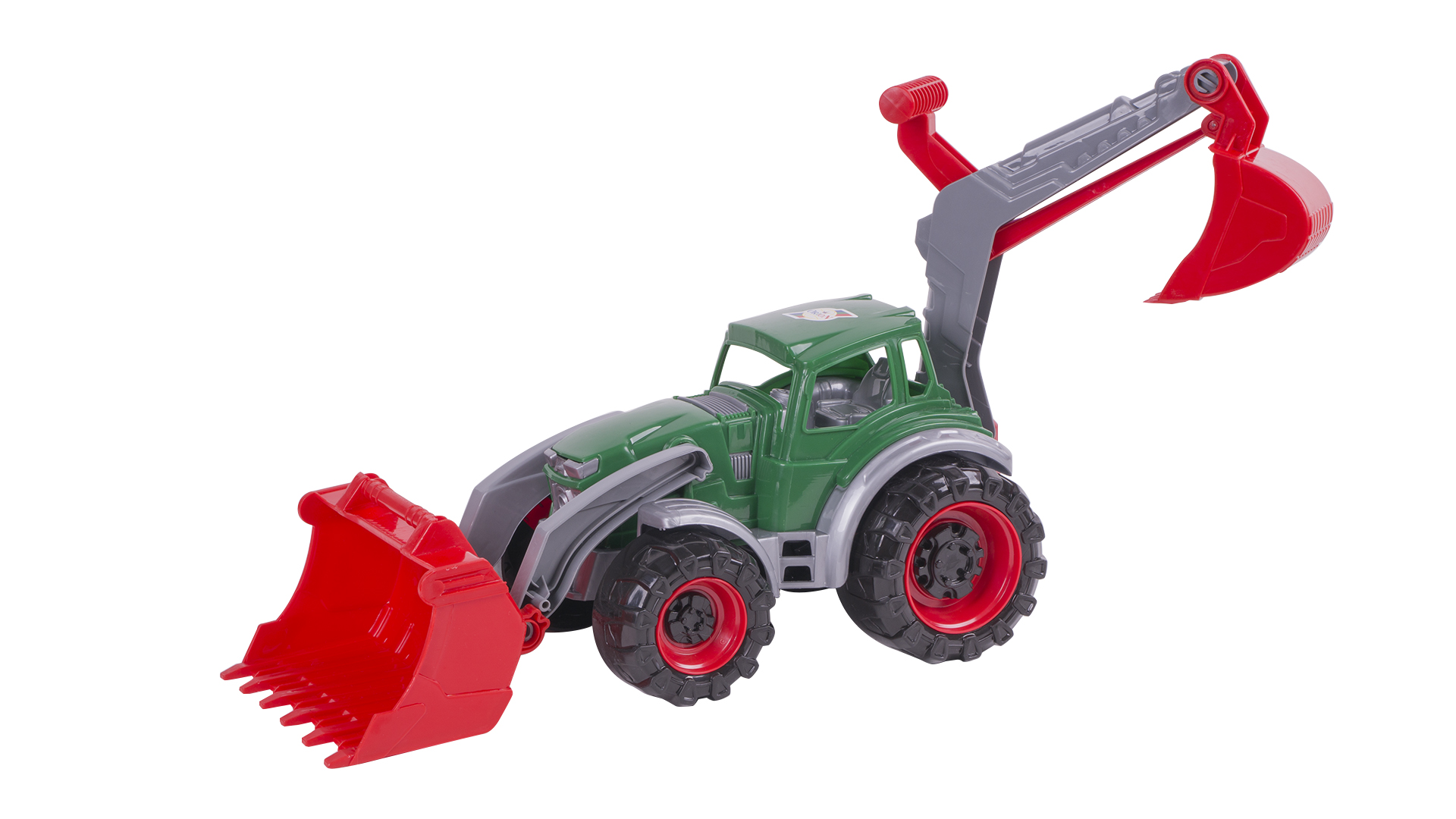 Трактор навантажувач-екскаватор «Texas» 45,5х18х28 см, ТМ Оріон