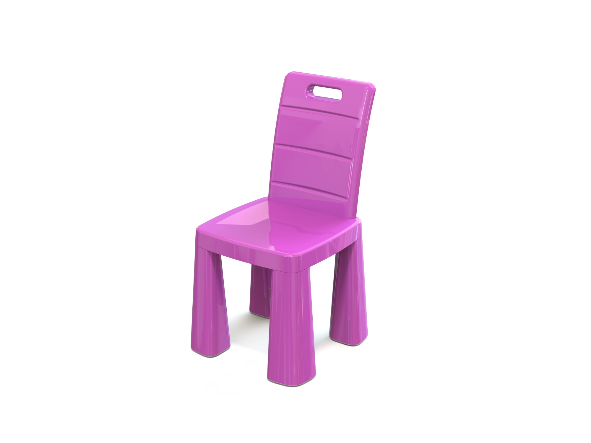 Стілець-табурет 30х30х30 см, висота спинки 60 см, ТМ Долоні