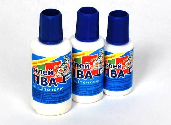 Клей ПВА з пензликом 50 мл, ТМ Еталон