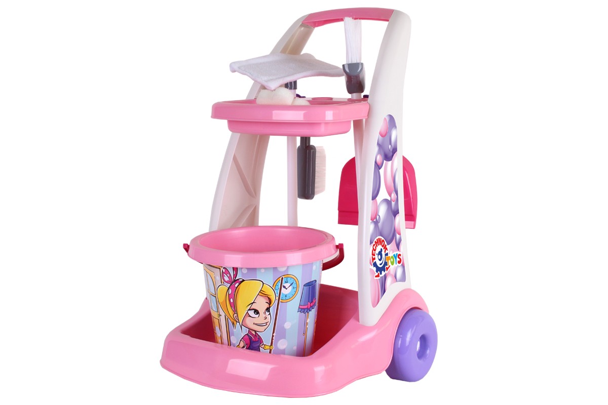 Набір для прибирання з 17 предметів, у коробці 37,5х20х62 см, ТМ Технок