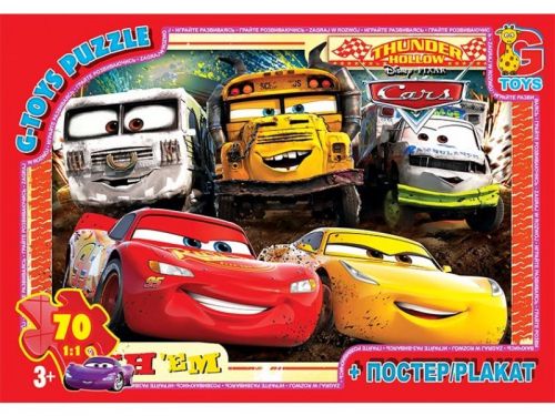 Пазли «Тачки» на 70 елементів, ТМ G-Toys