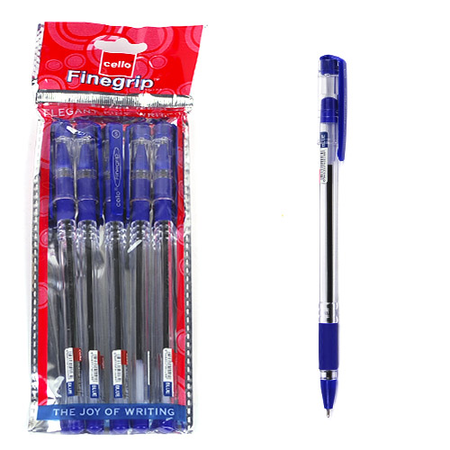 Ручка «Finegrip» кулькова синя, ТМ Cello