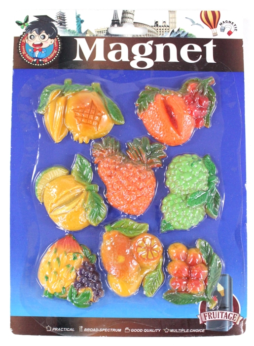 Магніти для дошки «Фрукти», 8 шт., TM Leader