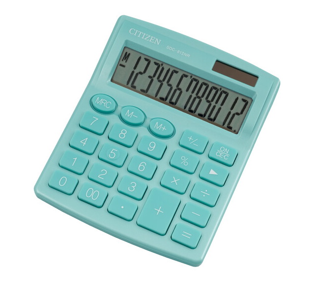 Калькулятор «CITIZEN» 12,5х10 см, SDC812NRGNE