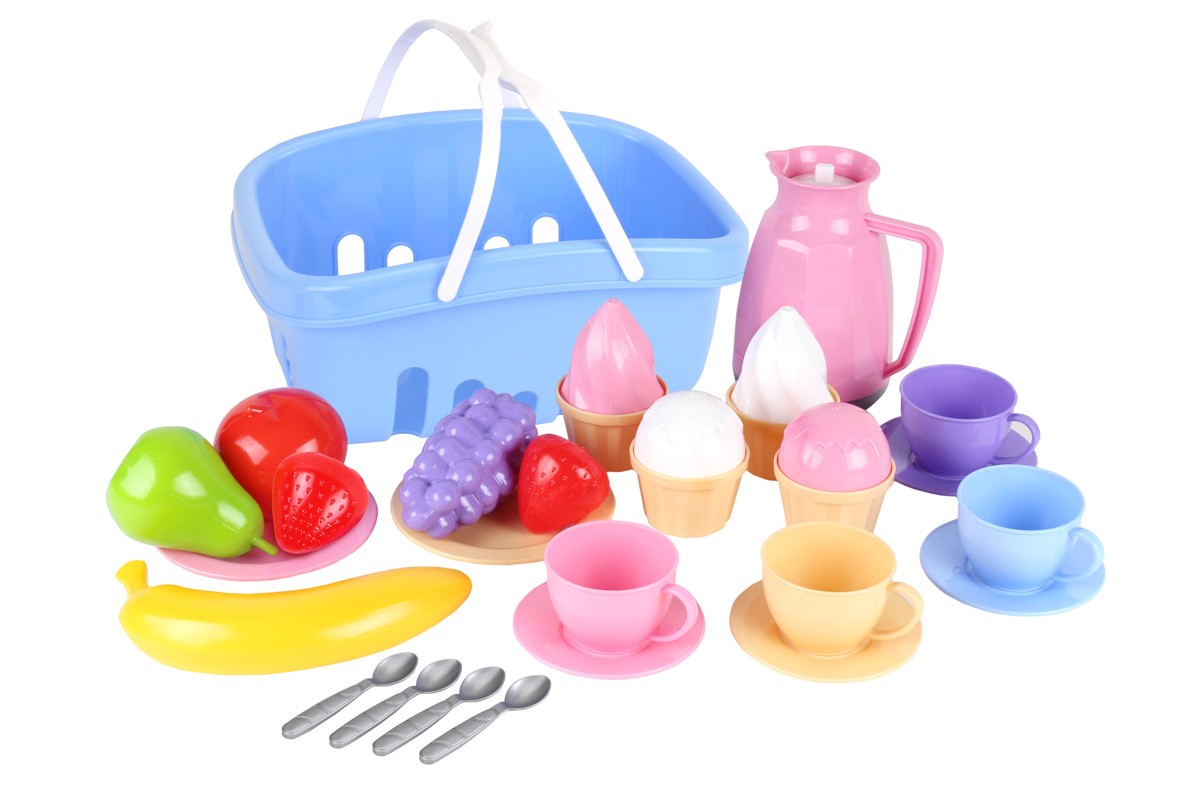 Набір посуду «Кухонний» з 27 предметів, у коршику 27х18,5х16 см, ТМ Технок