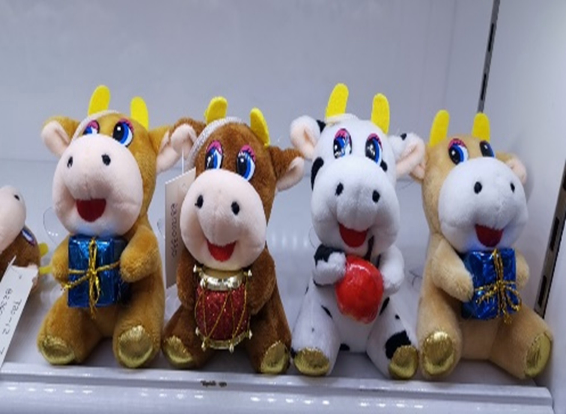 М`яка іграшка «Бик» 10 см, в асортименті