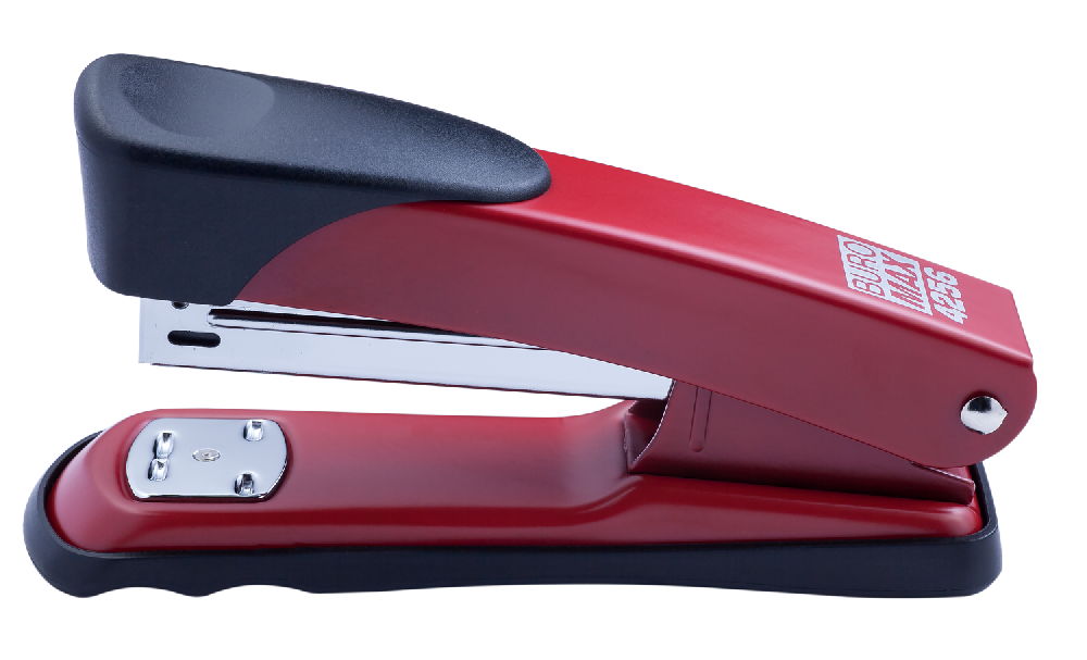 Степлер металевий до 25 аркушів під скобу № 24,26 червоний, ТМ Buromax