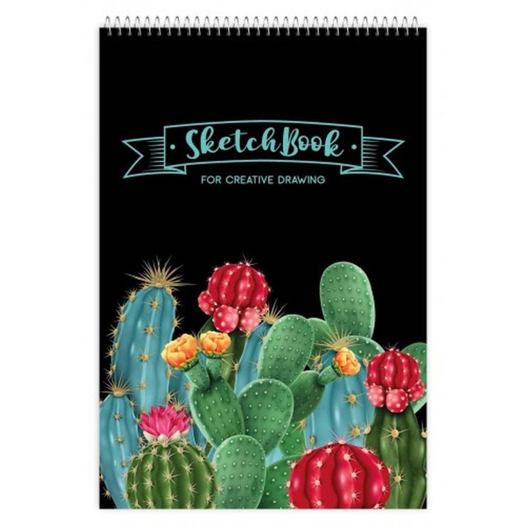 Скетчбук А5 на 30 аркушів 100 г/м2 на спіралі, в асортименті, ТМ Рюкзачок