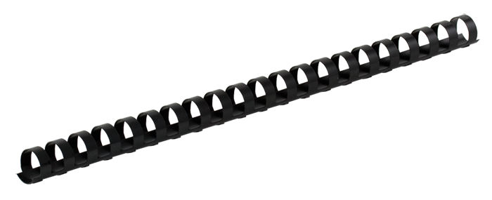 Пружина пластикова чорна d 19 мм, 100 шт., JOBMAX