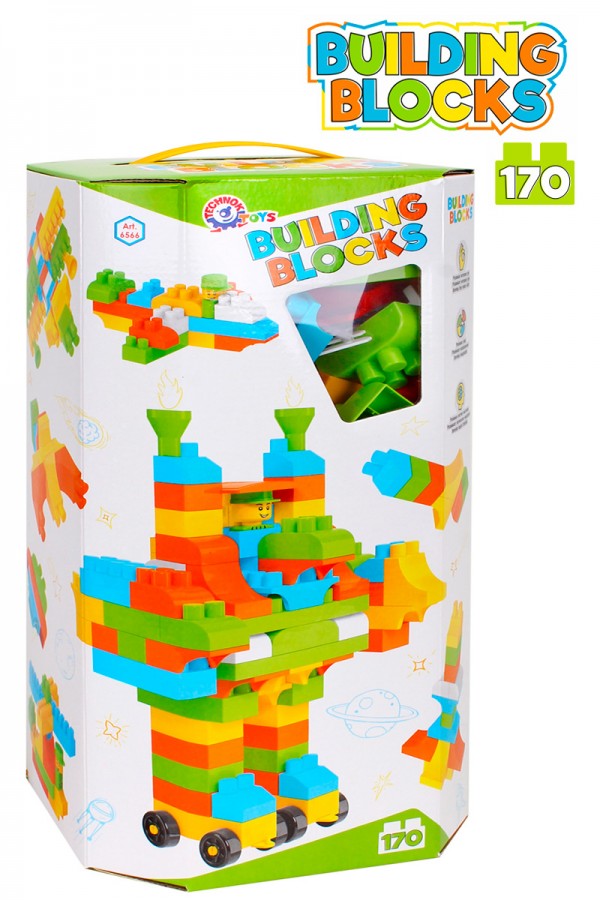 Конструктор з 170 деталей, у коробці 40х40х39,5 см,ТМ Технок