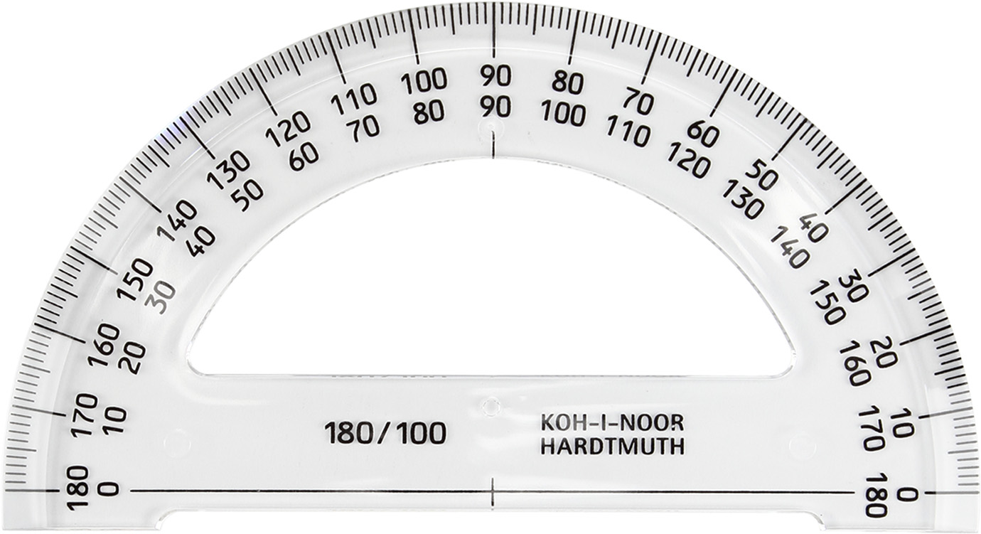 Транспортир 10 см 180°, Koh i Noor