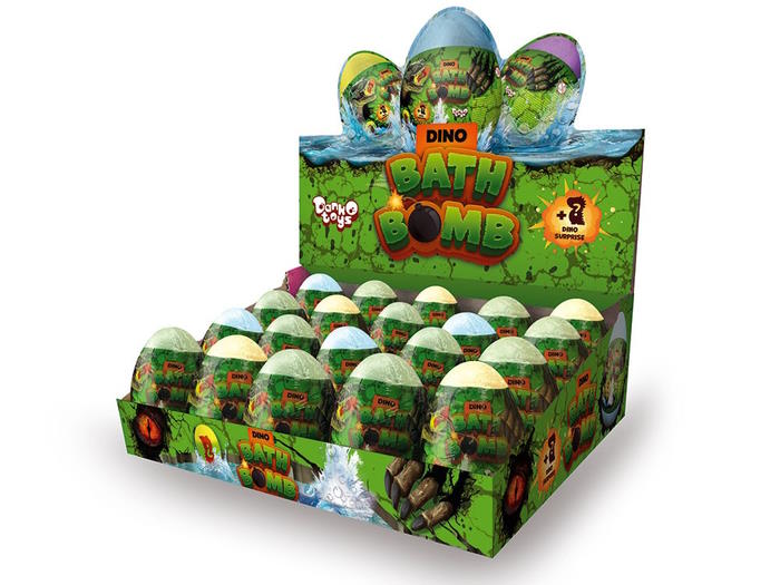 Креативна творчість «Bath Bomb Dino» 9х6х6 см, ТМ Данко Тойс