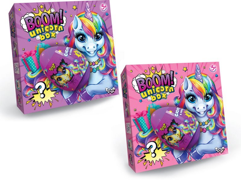 Креативна творчість «Boom! Unicorn Box», у коробці 18,5х18,5х9 см, ТМ Данко Тойс