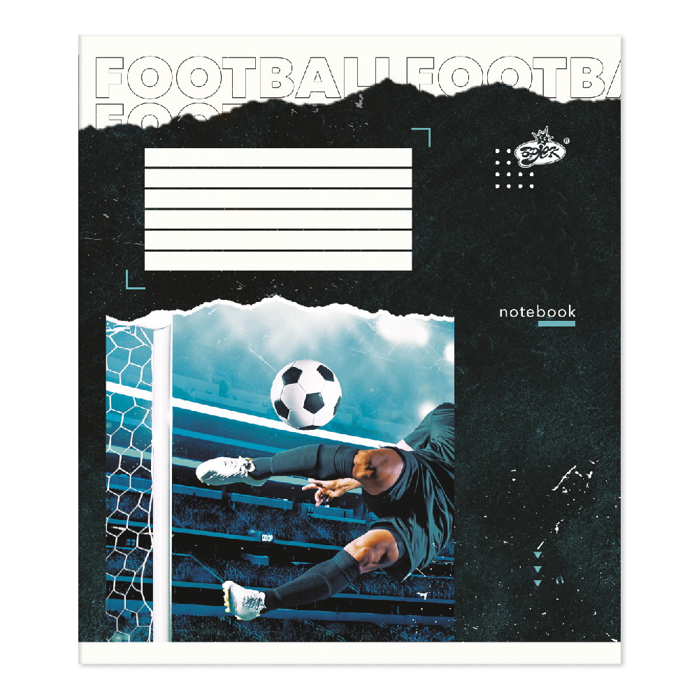 Зошит, 96 аркушів, лінія, «Життя на повну», №2193, ТМ Brisk